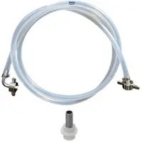 BieTal Bier Schlauch Leitung 300cm CNS Tülle ohne Ringspalt 7 mm Bierschlauch
