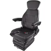 Dema Traktorsitz Schleppersitz Cushy Traktor Schlepper Sitz mit Kopfstütze Armlehnen 52470