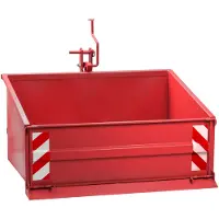 Dema Traktor Heckcontainer Heckmulde Transportcontainer Mulde Container 120 cm rot 52584-SP