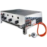 Dema DemaDreiflammiger Gasbräter mit Grillrost