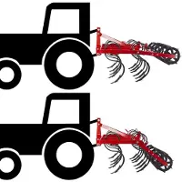 Dema Grubber mit Krümelwalze Egge Saatbeetgrubber Krubber Traktor Vertikutierer 67836