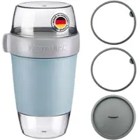 Westmark Lunchpot, 1150 ml, blau + 2 Dichtungsringe groß+1 Deckel, 528722EB