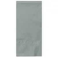 Mank Serviette in Grau aus Tissue 3-lagig, 33 x 33 cm, 1/8 Falz, 100 Stück