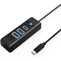 ORICO PWC2U-C3 3-Port-USB-Hub (2x USB-A 3.0, 1x USB-C 3.0, 0,15 m)