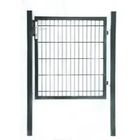 Aileenstore Gartentor Zauntor Einfahrtstor Stabmattenzaun Flügeltor Anthrazit Grau 800 x 1000 mm