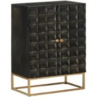 Helloshop26 Buffet Sideboard Kommode Kleiderschrank Aufbewahrungsmöbel Organizer für Küche Wohnzimmer Lounge 55 x 34 x 75 cm