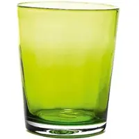 Zafferano 6er-Set wunderschöne Gläser aus handgefertigtem, farbigem Glas, apfelgrün, raffiniertes und elegantes Design, hohe Qualität