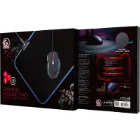 Gembird MP-GAMELED-M Mauspad Gaming-Mauspad