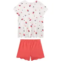 Sanetta Pyjama Homewear Bequem sitzend Schlafanzug Erdbeeren Pyjama Kids