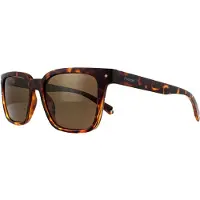 Polaroid Square Unisex dunkle Havanna Bronze polarisierte Sonnenbrille