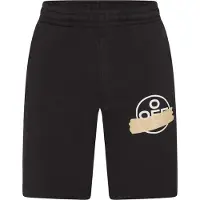OFF-WHITE - Sweat-Shorts für Herren , Für die Freizeit GT13324 (XS) (Schwarz/Beige)