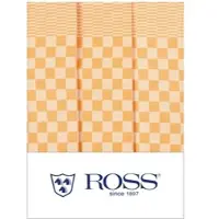 Ross 3er Pack Baumwoll-Geschirrtücher Gebild 45x65 cm | gelb - gelb