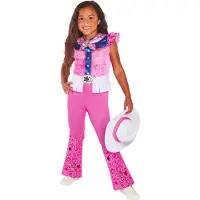 Barbie Cowgirl Kostüm für Kinder, inspiriert von der beliebten Barbie-Puppe