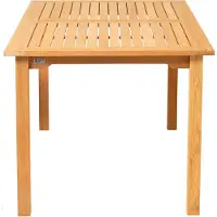Natur24 Theodora Tisch rechteckig 180x90 cm aus Teakholz