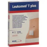 Leukomed transp.plus sterile Pflaster 8x10 cm 5 St