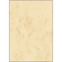 Sigel Briefbögen "Marmor", beige, 200 g, 50 Blatt