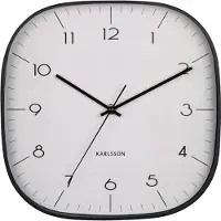 Karlsson - Wanduhr Grato Cuadrado - Warmes Grau - 4.3x29x29cm