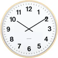 Karlsson - Wanduhr Esencia Classic Xl - Hellbraun - Ø60cm