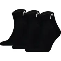 Head Kurzsocken "Socken Elements All Sport Quarter 3P 3er Pack", Herren, Gr. 39-42, schwarz, Obermaterial: 65% Baumwolle CO. 20% Polyester PES. 12% Polyamid PA. 3% Elasthan EL., Socken Kurzsocken