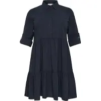KAFFE CURVE Midikleid "Damen Kleid KCnana"