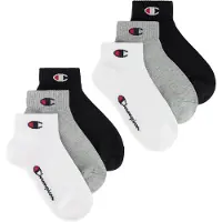 Champion Kurzsocken "6 Pack Quarter Socks" Set, 6 Stk. tlg. für Kinder, sportlicher Look, mit unifarbenem Design