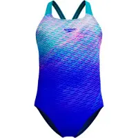 Speedo Badeanzug "für Mädchen" schnelltrocknendes Material, Powerback-Design