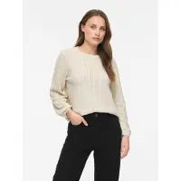 Vila Viliga Pointelle Strickpullover