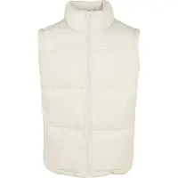 Urban Classics lässige Herren Jacke Kordelzug Reißverschluss 136 g/m² Ecru-Weiß