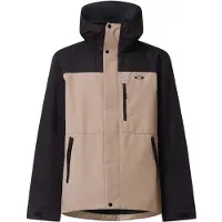 Oakley - Wasserdichte und atmungsaktive Ski-/Snowboardjacke - Westview Jacket Black/Pebble für Herren - Größe L - schwarz