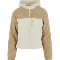 Urban Classics Langmantel "Ladies Sherpa Crinkle Nylon Mix Jacket"