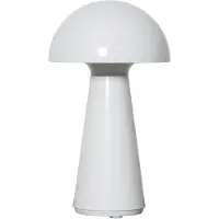 Star Trading Akku Tischleuchte ,Mushroom' in Pilzform, kabellos, Touch-Sensor, dimmbar, weiß, H 28cm
