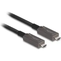 DeLOCK Aktives Optisches USB-C Video + Daten + PD Kabel 8 m