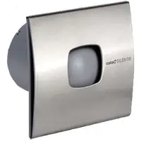 CATA SILENTIS 12 INOX T Badlüfter axial, Zeitschaltuhr, 20W,Rohrleit.120mm, Edelstahl matt