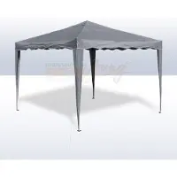 Dema Faltbarer Gartenpavillon 3 x 3 m, grau