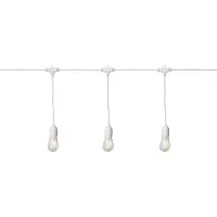 Star Trading 476-95, Leichte Dekorationskette, Weiß, Polyvinylchlorid (PVC), Ambiente, Ausrichtung, Universal, IP44