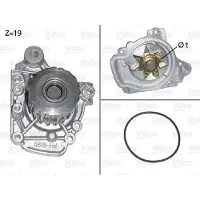 Valeo 506661 Kühlmittelpumpe Wasserpumpe mit Riemenscheibe für HONDA CIVIC VI Hatchback (EJ, EK) CRX III (EH, EG) Accord VI Limousine