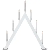 Star Trading 214-57, Leichte Dekorationsfigur, Weiß, IP20, Weiß, 7 Glühbirne(n), E10