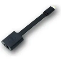 Dell DBQBJBC054, 0,132 m, USB C, USB A, USB 3.2 Gen 1 (3.1 Gen 1), Stecker/Buchse, Schwarz