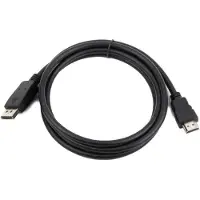 Cablexpert DisplayPort - HDMI, 1m, 1 m, DisplayPort, HDMI Typ A (Standard), Männlich, Männlich, Schwarz
