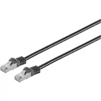 Microconnect SFTP7075S, 7,5 m, Cat7, S/FTP (S-STP), RJ-45, RJ-45, Schwarz