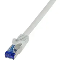 Logilink C6A092S, 10 m, Cat6a, S/FTP (S-STP), RJ-45, RJ-45, Grau
