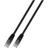 EFB Elektronik K8100SW.7,5, 7,5 m, Cat6, U/UTP (UTP), RJ-45, RJ-45, Schwarz