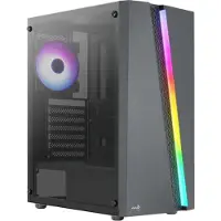 Aerocool Blade, Midi Tower, PC, Schwarz, ATX, micro ATX, Mini-ITX, ABS, SPCC, 15,5 cm