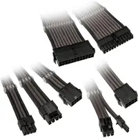 Kolink Core Adept Braided Cable Extension Kit - Gunmetal