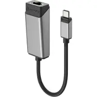 Alogic ULCGE-SGR, Kabelgebunden, USB Typ-C, Ethernet, 5000 Mbit/s, Grau, Silber