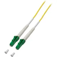 Efbe-Schott EFB LWL-Patchkabel, Simplex, LC/APC-LC/APC, halogenfrei, Aramid-Gewebemantel, 10 m