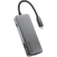 Alogic SPARK, USB Typ-C, 100 W, 10,100,1000 Mbit/s, Grau, 8K Ultra HD, 60 Hz