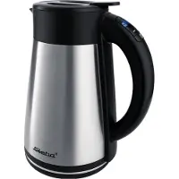 Steba WK 31 THERMO Wasserkocher schnurlos, Kontrollleuchte Silber, Schwarz (43-31-00)
