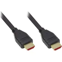 GOOD CONNECTIONS HDMI 2.1 Kabel , Ultra-High-Speed, bis 8K/UHD-2, vergoldete Kontakte, Länge 2 m, schwarz
