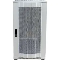 ALLNET Netzwerkschrank 19" 42HE B600/T1000mm perforierte Blechtüren Lichtgrau SNB-Serie